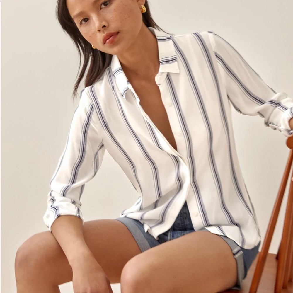 Reformation Violet Top
